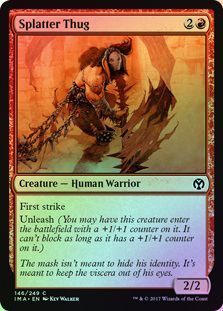 Splatter Thug 146/249 - Foil Iconic Masters Foil Singles