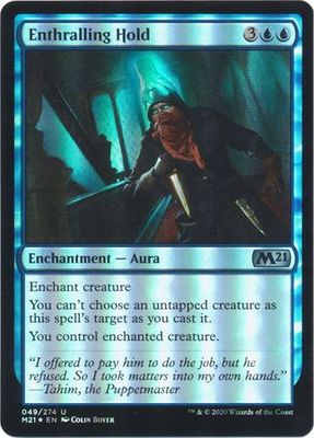 Enthralling Hold 049/274 - Foil Magic 2021 (M21) Foil Singles