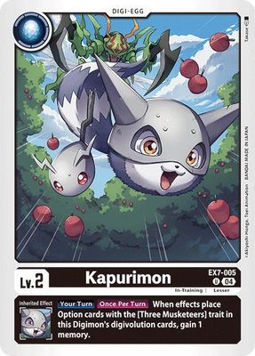 Kapurimon - Digimon LIBERATOR (EX07) Digimon LIBERATOR