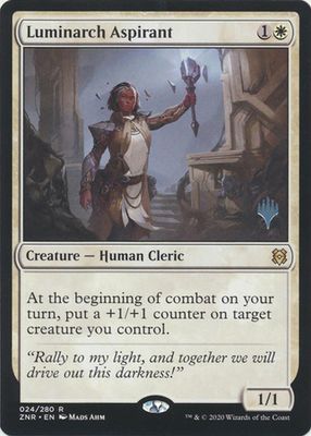 Luminarch Aspirant 024/280 - Silver Stamped Zendikar Rising Silver Stamped Non Foil Singles