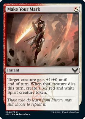 Make Your Mark 204/275 Strixhaven: School of Mages Singles(Español)