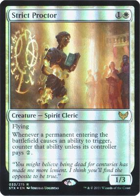 Strict Proctor 033/275 - Foil Strixhaven: School of Mages Foil Singles