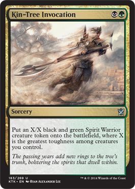 Kin-Tree Invocation 183/269 - Khans of Tarkir Singles