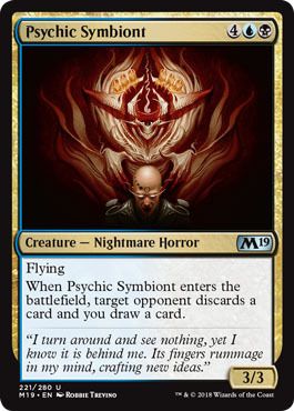 Psychic Symbiont 221/280 - Magic 2019 (M19) Singles (Español)