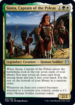Siona, Captain of the Pyleas 226/254 - Theros: Beyond Death Singles