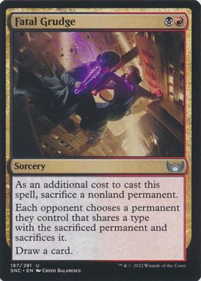 Fatal Grudge 187/281 Streets of New Capenna Singles