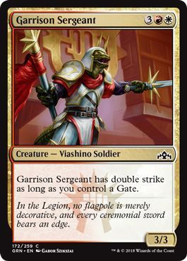 Garrison Sergeant 172/259 Guilds of Ravnica Singles
