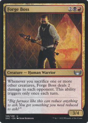 Forge Boss 189/281 - Streets of New Capenna Singles