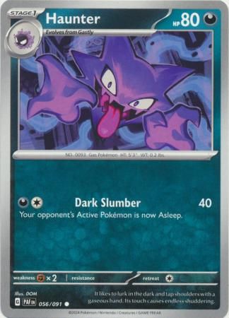 Haunter - 056/091 - Common Scarlet &amp; Violet: Paldean Fates Singles