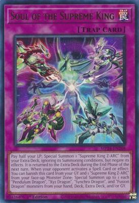 Soul of the Supreme King - MP24-EN268 - Ultra Rare 1st Edition Mega Tin 2024 Dueling Mirrors Singles
