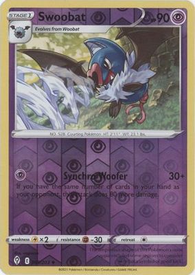 Swoobat - 069/203 - Uncommon Reverse Holo Sword &amp; Shield: Evolving Skies Reverse Holo Singles