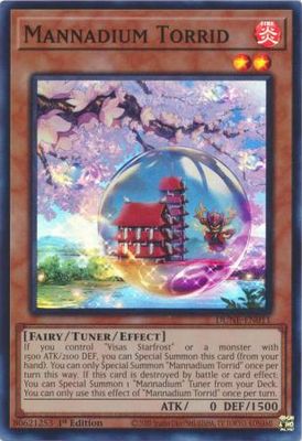 Mannadium Torrid - DUNE-EN011 - Super Rare 1st Edition Duelist Nexus 1st Edition Singles