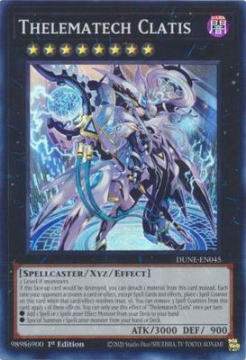 Thelematech Clatis - DUNE-EN045 - Super Rare 1st Edition Duelist Nexus 1st Edition Singles