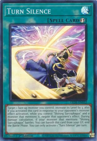 Turn Silence - LEDE-EN052 - Super Rare 1st Edition Legacy of Destruction [LEDE] 1st Edition Singles