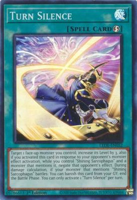 Turn Silence - LEDE-EN052 - Super Rare 1st Edition Legacy of Destruction [LEDE] 1st Edition Singles