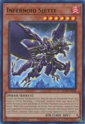 Infernoid Sjette - BLTR-EN068 - Ultra Rare 1st Edition Battles of Legend: Terminal Revenge 1st Edition Singles