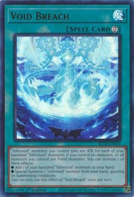Void Breach - BLTR-EN016 - Ultra Rare 1st Edition Battles of Legend: Terminal Revenge 1st Edition Singles