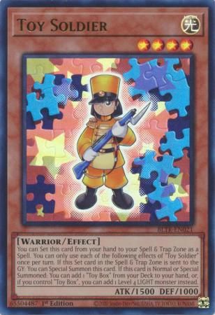 Toy Soldier - BLTR-EN021 - Ultra Rare 1st Edition Battles of Legend: Terminal Revenge 1st Edition Singles