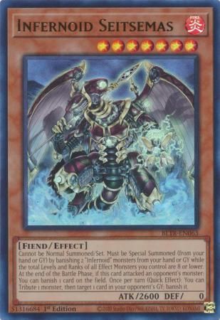 Infernoid Seitsemas - BLTR-EN063 - Ultra Rare 1st Edition Battles of Legend: Terminal Revenge 1st Edition Singles