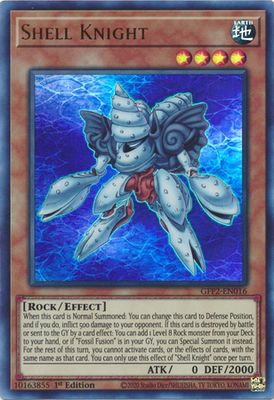 Shell Knight - GFP2-EN016 - Ultra Rare 1st Edition Ghosts From The Past: The 2nd Haunting 1st Edition Singles