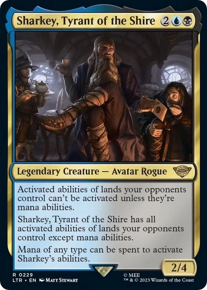 Sharkey, Tyrant of the Shire - Universes Beyond: The Lord of the Rings: Tales of Middle-earth (LTR) Universes Beyond: The Lord of the Rings: Tales of Middle-earth