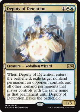 Deputy of Detention 165/259 Ravnica Allegiance Singles