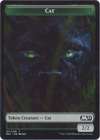 Cat Token 011/018 - M21 Magic 2021 (M21) Singles (Español)