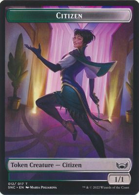 Citizen Token 012/017 Streets of New Capenna Singles (Español)