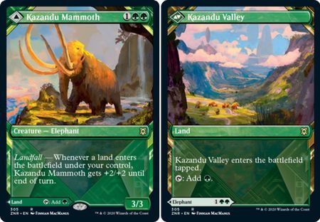 Kazandu Mammoth | Kazandu Valley 305 - Alternate Art Showcase Zendikar Rising Collector Booster Singles