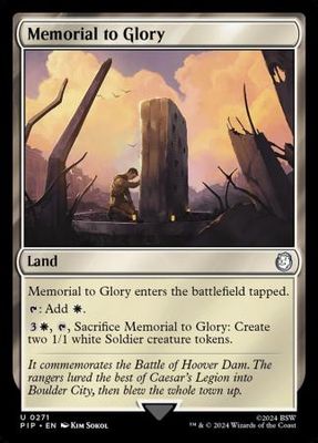 Memorial to Glory 0271 Universes Beyond: Fallout Commander Singles