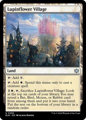 Lupinflower Village - Bloomburrow (BLB) Bloomburrow-Foil