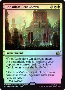 Consulate Crackdown 011/184 - Foil Aether Revolt Foil Singles