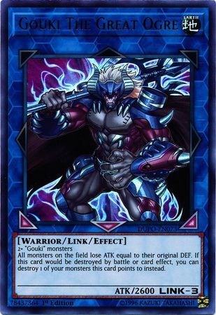 Gouki The Great Ogre - DUPO-EN073 - Ultra Rare 1st Edition Duel Power 1st Edition Singles *Espanol*