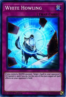 White Howling - RIRA-EN096 - Super Rare 1st Edition Rising Rampage [RIRA] 1st Edition Singles *Espanol*