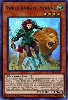 Noble Knight Iyvanne - SOFU-EN088 - Super Rare 1st Edition Soul Fusion 1st Edition Singles