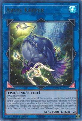 Abyss Keeper - MP22-EN234 - Ultra Rare 1st Edition 2022 Mega-Tin: Pharaoh&#39;s Gods 1st Edition Singles *Espanol*