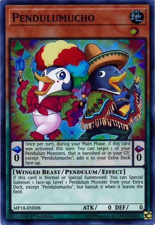 Pendulumucho - MP18-EN008 - Super Rare 1st Edition 2018 Mega-Tins Singles *Espanol*