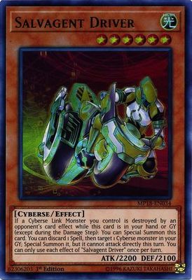 Salvagent Driver - MP18-EN034 - Ultra Rare 1st Edition 2018 Mega-Tins Singles *Espanol*
