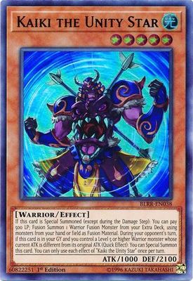 Kaiki the Unity Star - BLRR-EN038 - Ultra Rare 1st Edition Battles of Legend: Relentless Revenge Singles (español)