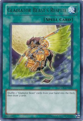 Gladiator Beast&#39;s Respite - LCGX-EN254 - Rare Unlimited Legendary Collection 2 Unlimited Singles