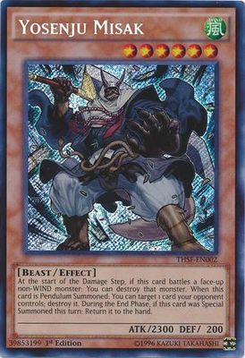 Yosenju Misak - THSF-EN002 - Secret Rare 1st Edition The Secret Forces (THSF) 1st Edition Singles