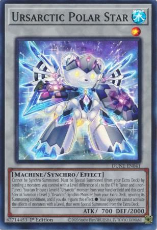 Ursarctic Polar Star - DUNE-EN041 - Super Rare 1st Edition Duelist Nexus 1st Edition Singles