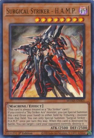 Surgical Striker - H.A.M.P. - MAMA-EN001 - Ultra Rare 1st Edition Magnificent Mavens 1st Edition Singles