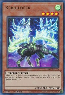 Rebuildeer - MP22-EN245 - Ultra Rare 1st Edition 2022 Mega-Tin: Pharaoh&#39;s Gods 1st Edition Singles