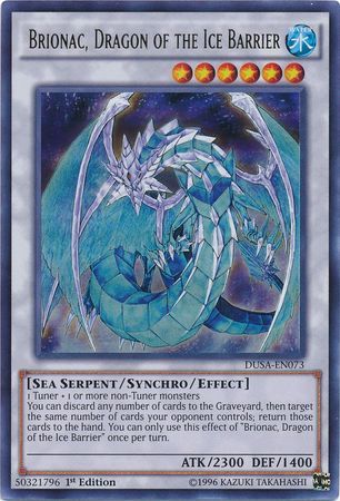 Brionac, Dragon of the Ice Barrier - DUSA-EN073 - Ultra Rare 1st Edition Duelist Saga 1st Edition Singles (Espanol)