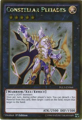 Constellar Pleiades - PGL3-EN066 - Gold Rare 1st Edition Premium Gold: Infinite Gold Singles