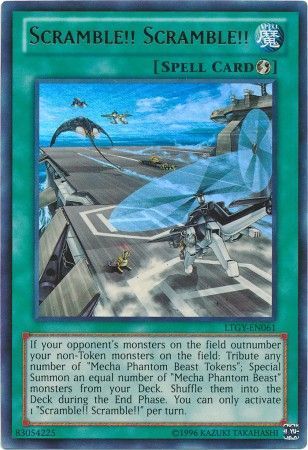 Scramble!! Scramble!! - LTGY-EN061 - Ultra Rare Unlimited Lord of the Tachyon Galaxy Unlimited Singles
