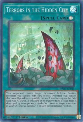 SH Terrors in the Hidden City - DABL-EN069 - Super Rare 1st Edition Darkwing Blast 1st Edition Singles