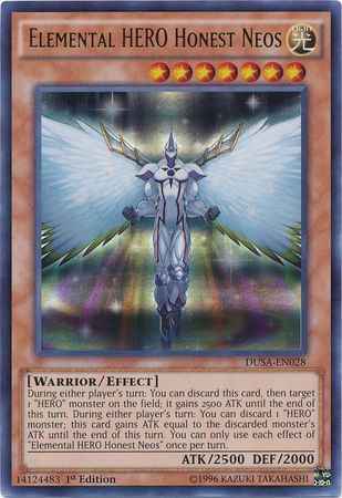 Elemental HERO Honest Neos - DUSA-EN028 - Ultra Rare 1st Edition Duelist Saga 1st Edition Singles
