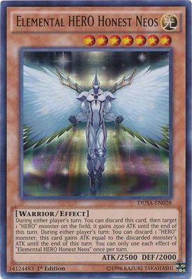 Elemental HERO Honest Neos - DUSA-EN028 - Ultra Rare 1st Edition Duelist Saga 1st Edition Singles